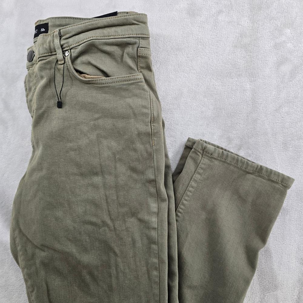 NEW Rye 51 The R51 Pant Mens 32 Green French Twill Silo Straight Fit Chinos